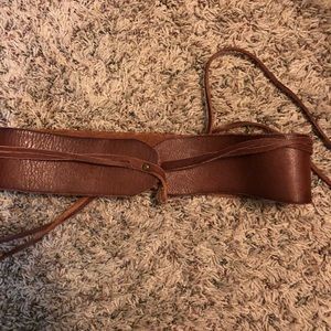Anthropology Leather waist Belt